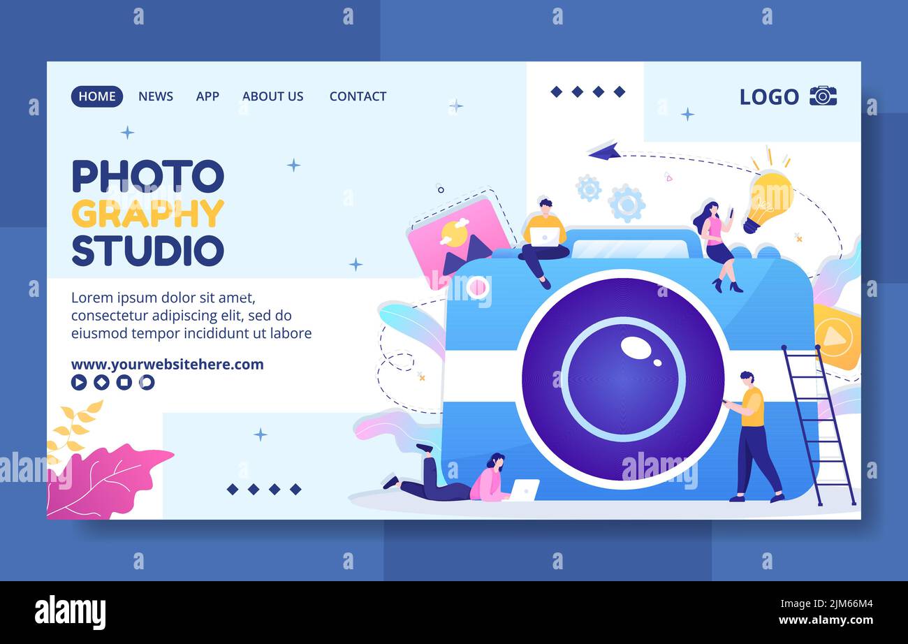 Photo image files and picture storage,Photo gallery picture on display  monitor campaign for web website home homepage landing page template banner  with modern flat style 18929883 Vector Art at Vecteezy