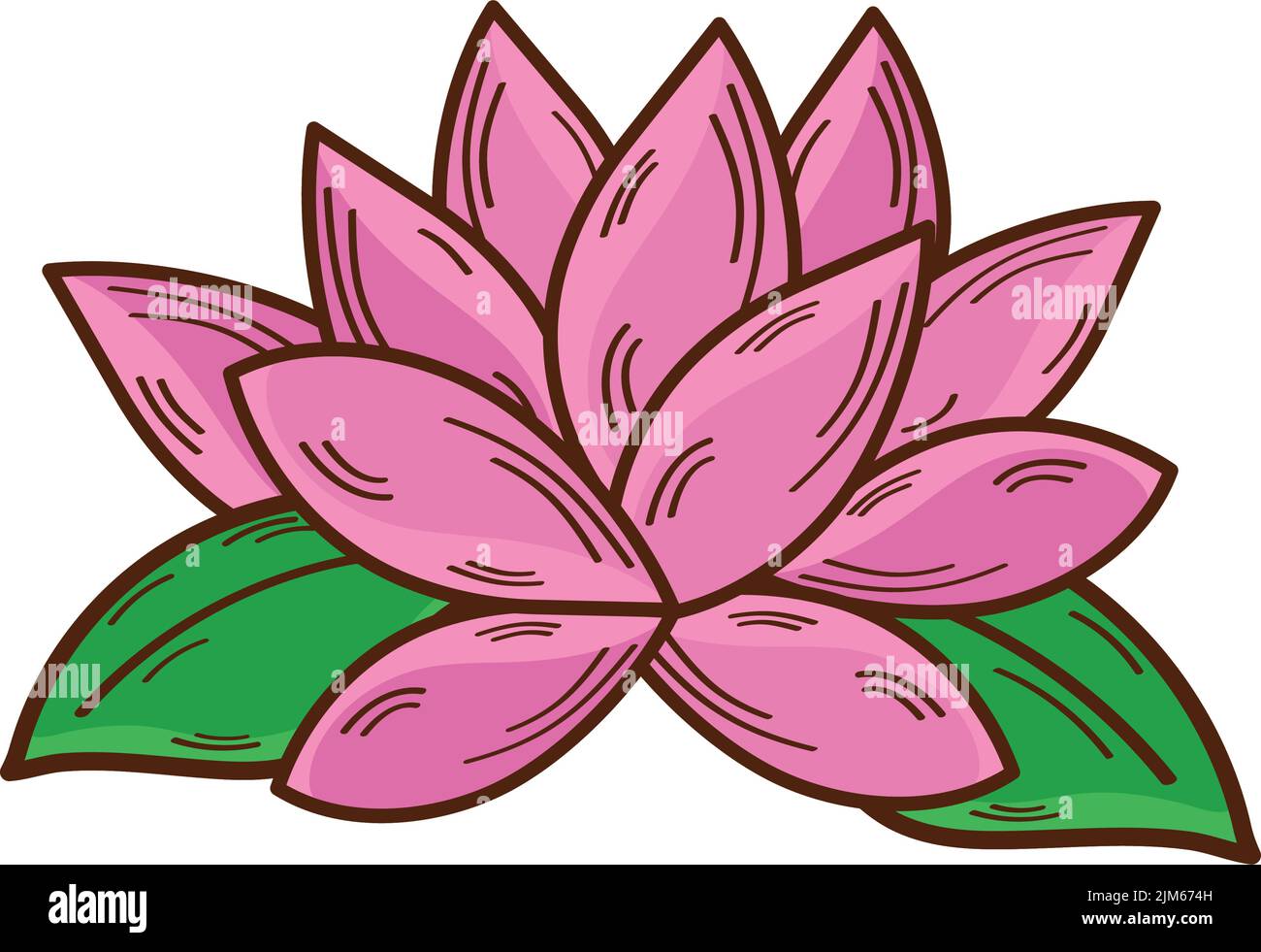 pink lotus flower Stock Vector Image & Art - Alamy