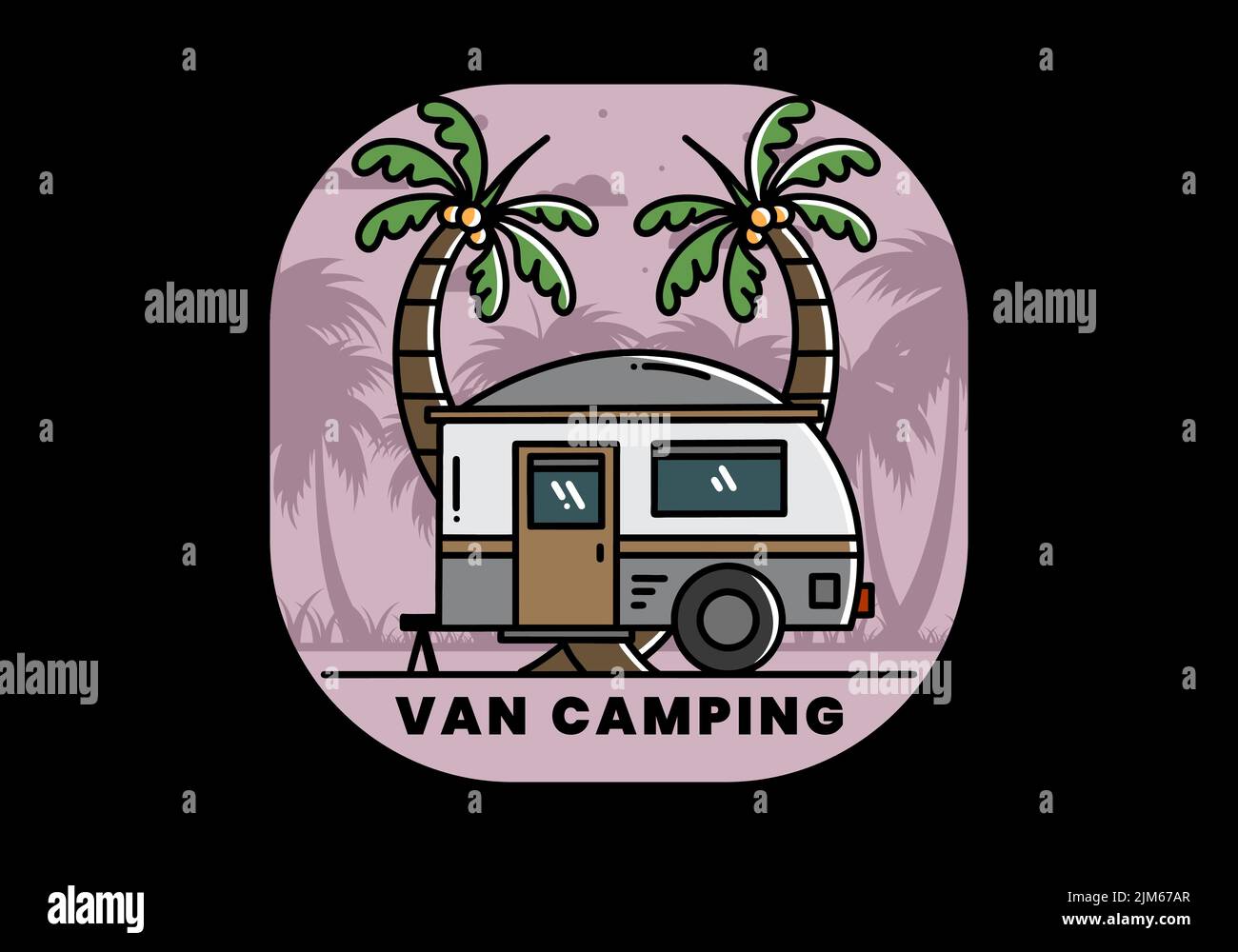 Camper hire Stock Vector Images - Alamy