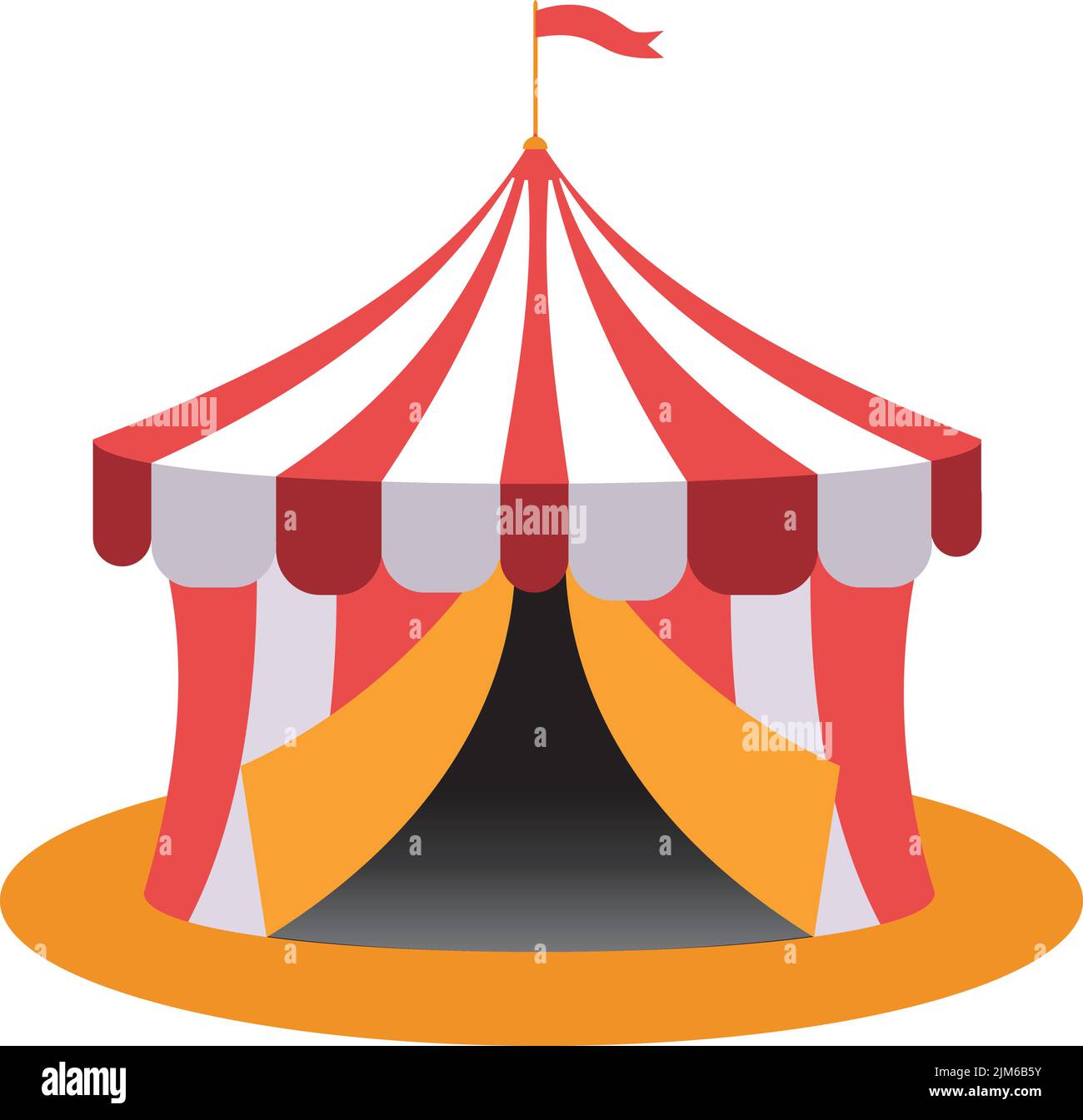 A vector of the red striped circus tent Stock Vector Image & Art - Alamy