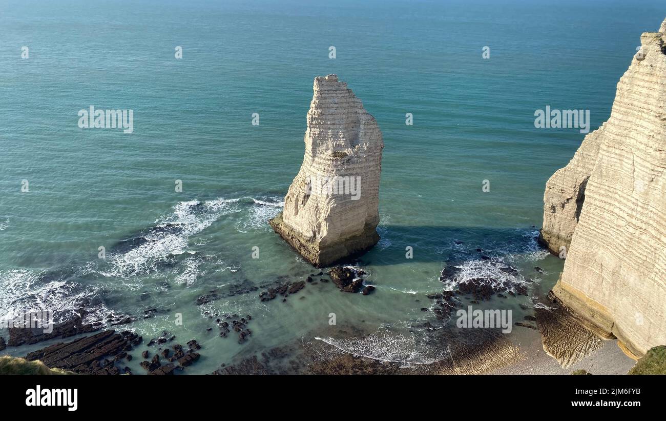 Etretat needle rock hi-res stock photography and images - Alamy