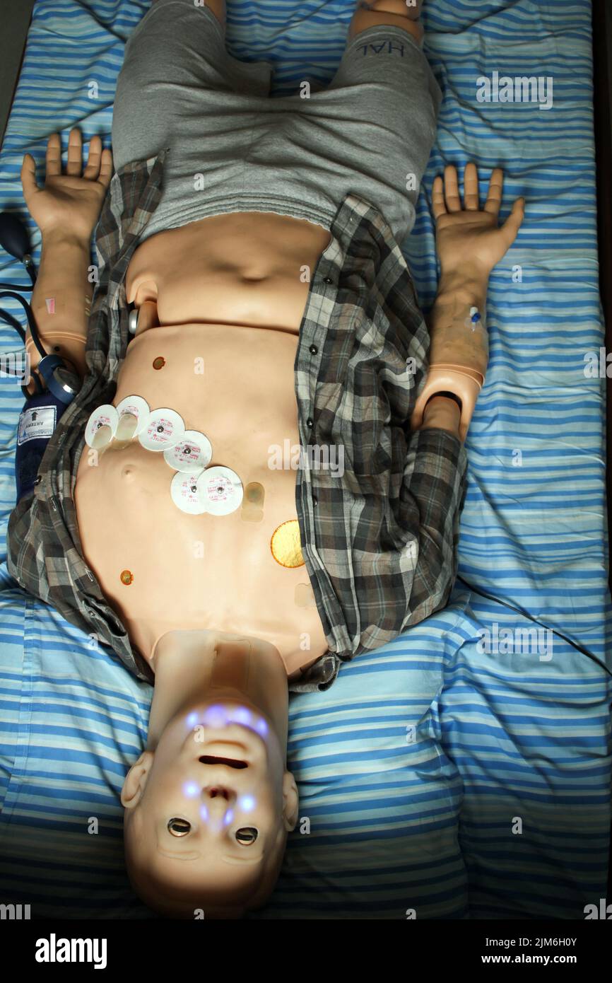 Hal Medical Simulator A patient simulator is seen at Odessa National Medical University. HAL ...