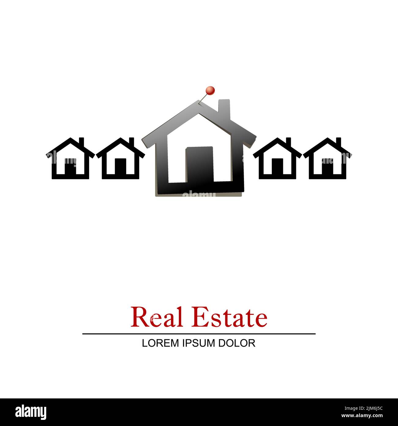 Real estate vector concept illustration Stock Vector Image & Art - Alamy