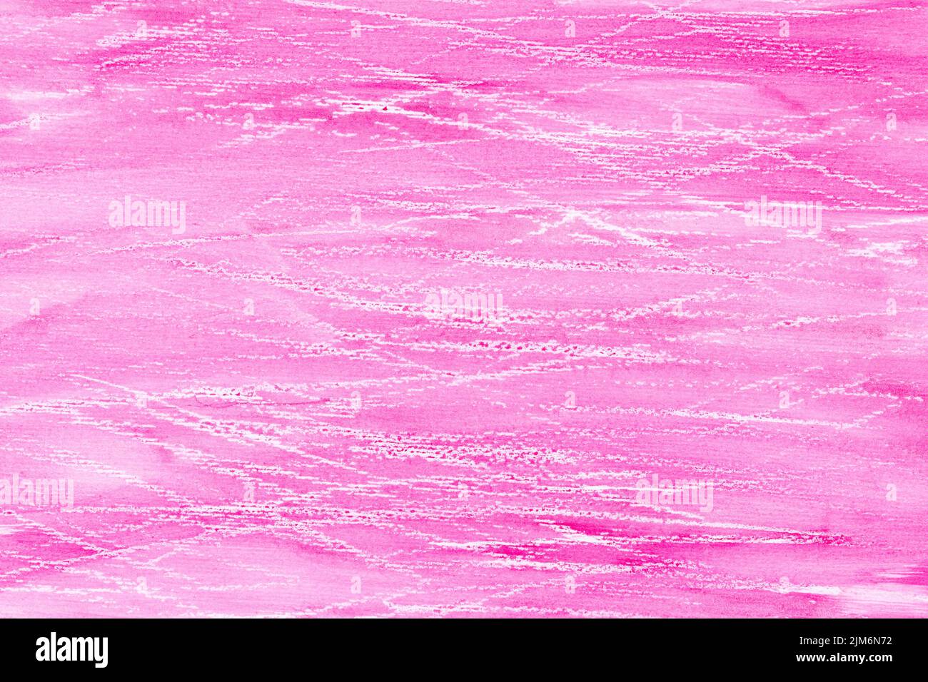 pink painted watercolor on paper background texture Stock Photo