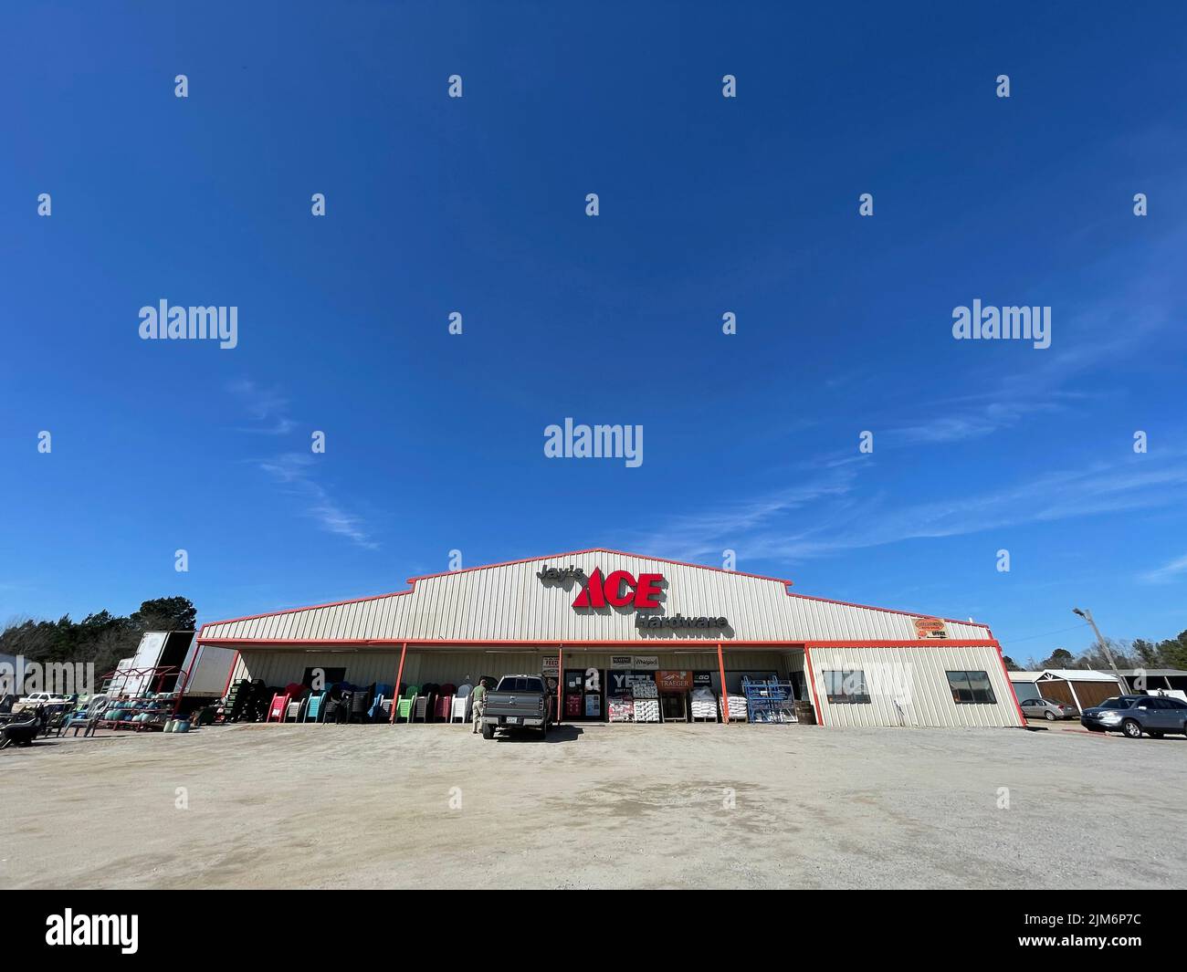 Wrens, Ga USA 012 10 22 Front view ACE hardware retail store Stock