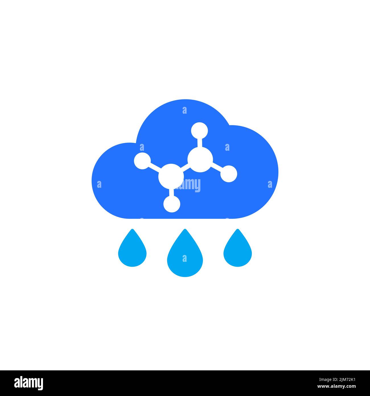 acid rain icon, flat vector Stock Vector Image & Art Alamy