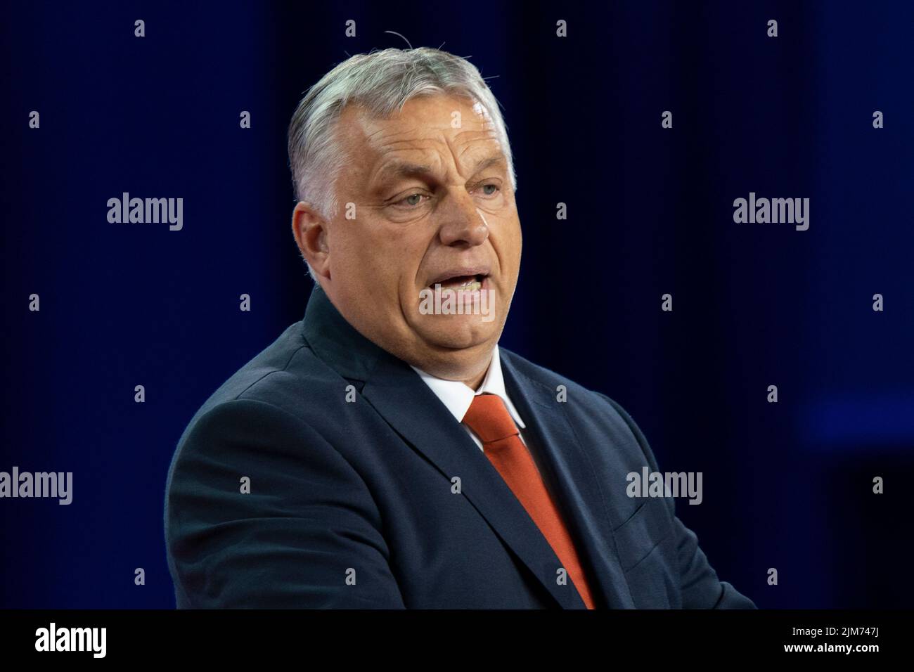 Dallas, TX - August 4, 2022: Prime Minister of Hungary Victor Orban