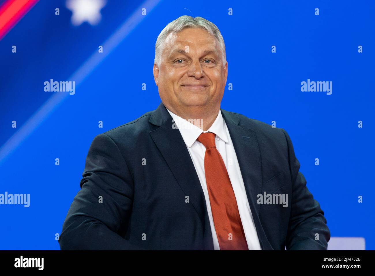 Dallas, TX - August 4, 2022: Prime Minister of Hungary Victor Orban