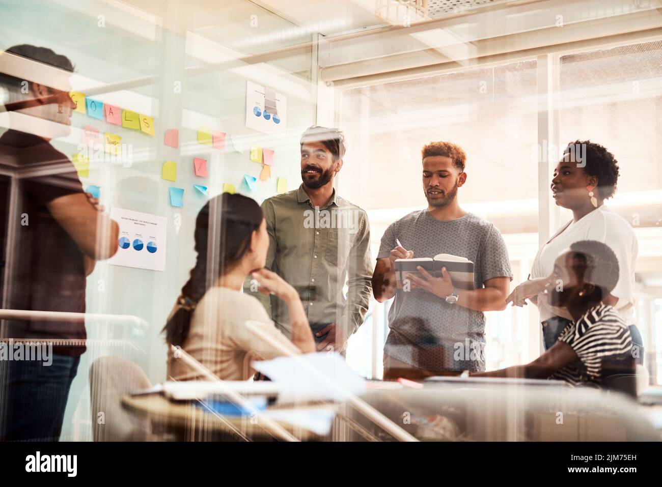 Unleashing their creativity and innovation. a group of young creatives