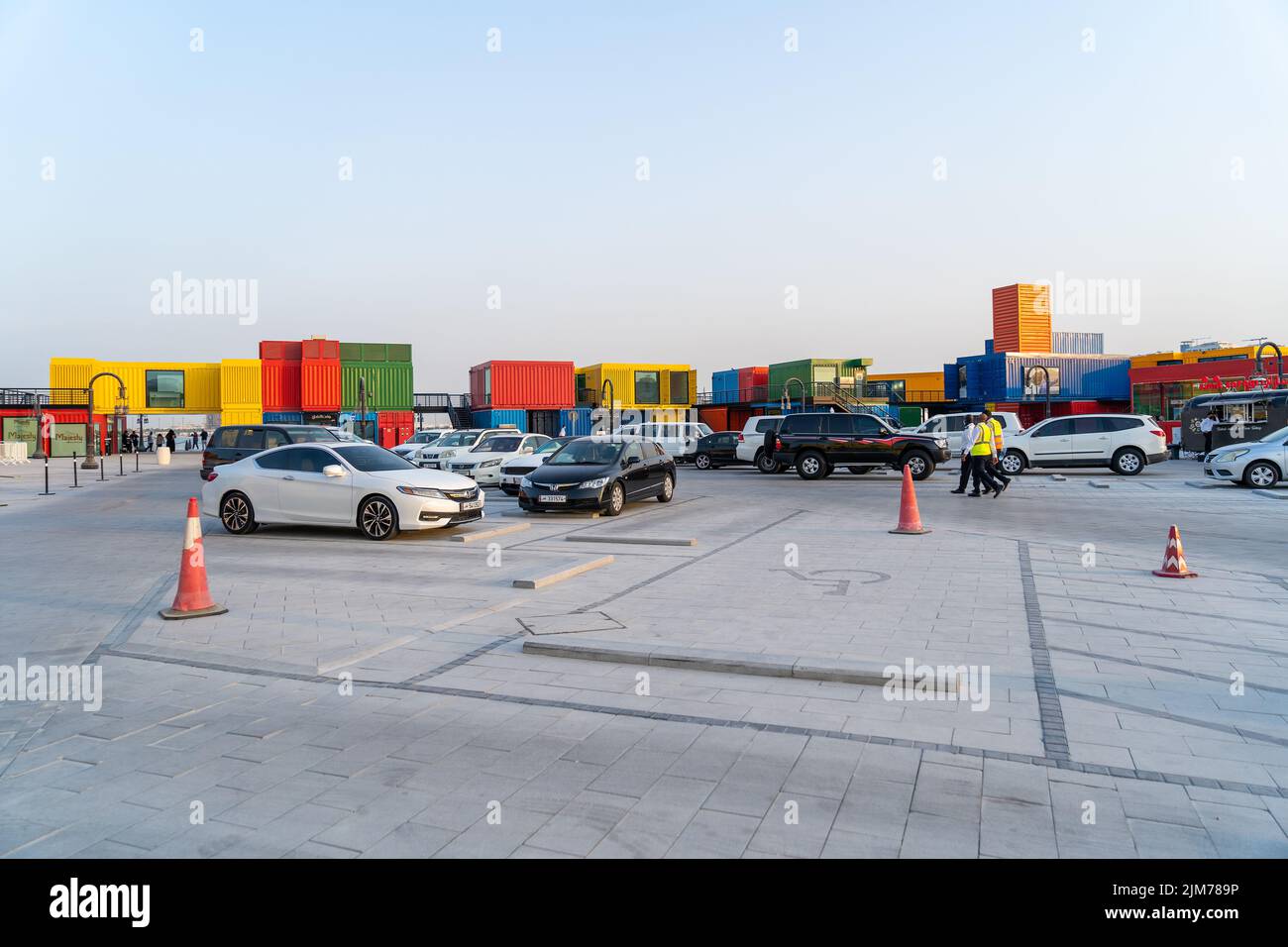 Box Park in Doha, Qatar Stock Photo Alamy