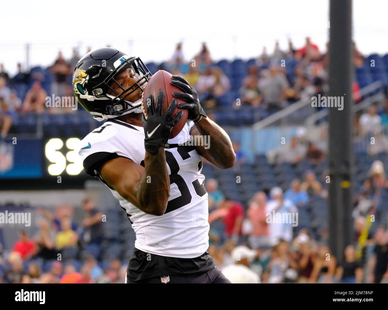 Canton, OH, USA. 4th Aug, 2022. Tim Jones 83 during the Jacksonville