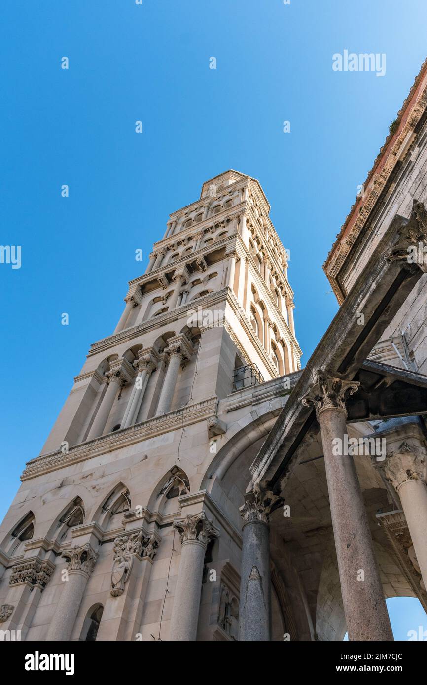 Cathedral of st domnius tower view hi-res stock photography and images ...