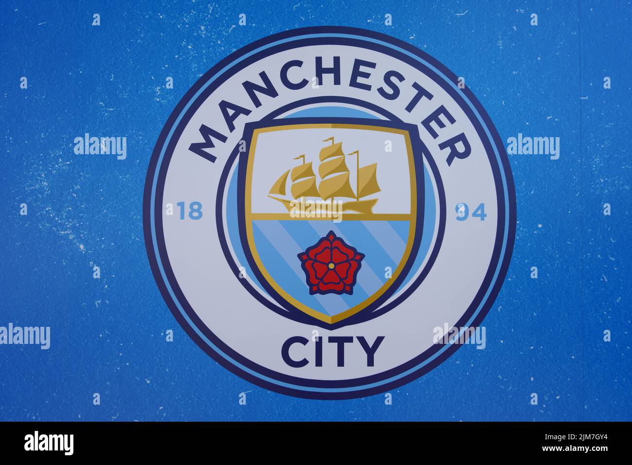 Manchester city football club sign hi-res stock photography and