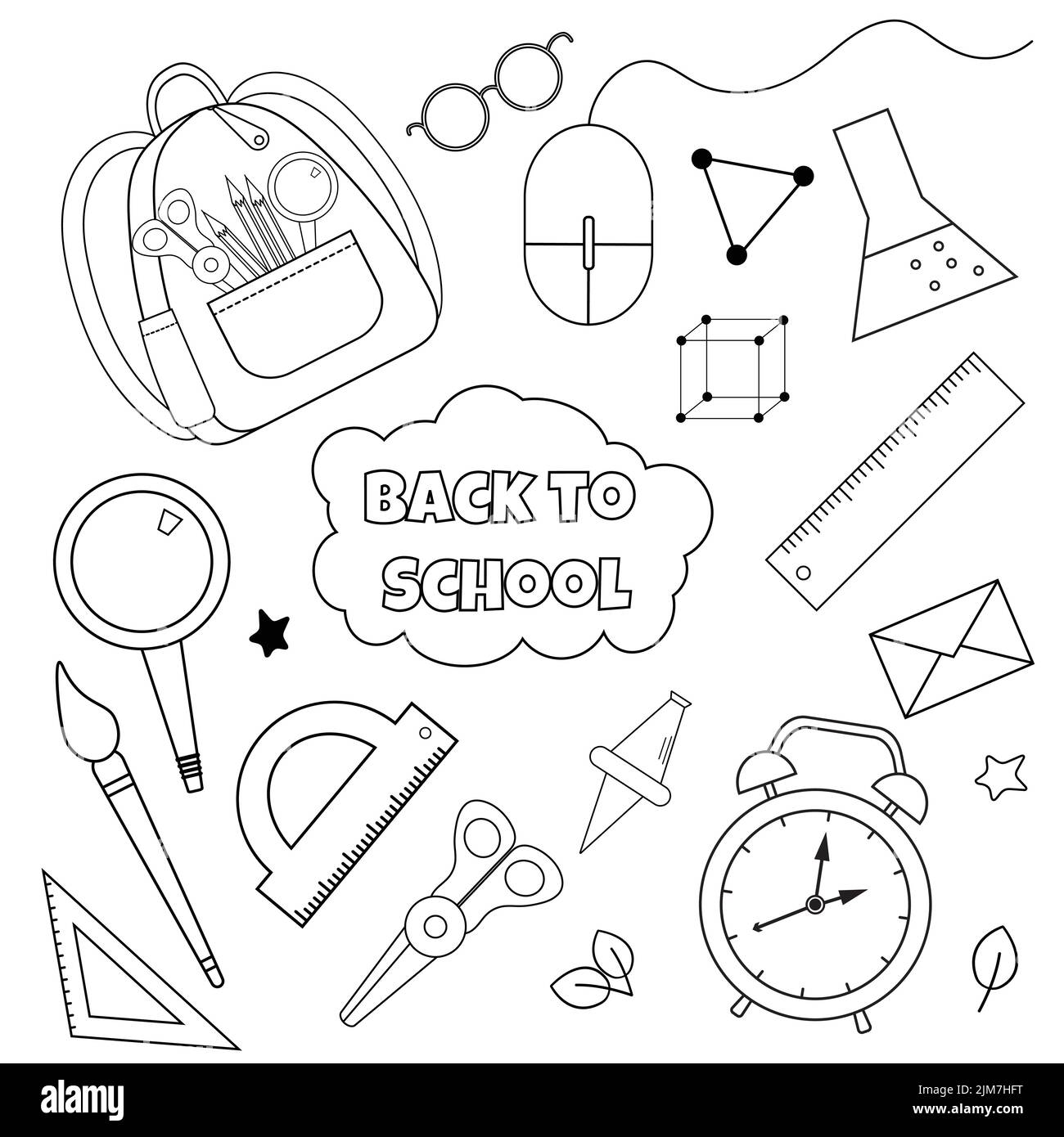 School vector illustration Stock Vector