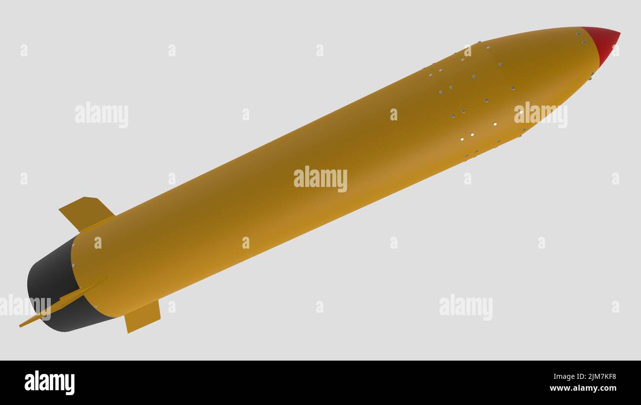 rocket missile ammo war conflict militar warhead nuclear weapon nuke 3d