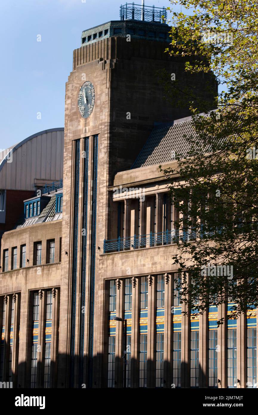 Detail of the former Co-op building on Newgate Street, Newcastle-upon-Tyne Stock Photo