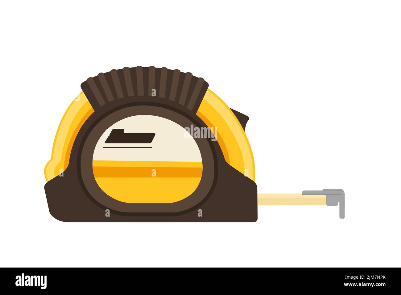 Measuring tape industrial tool vector illustration isolated on white ...