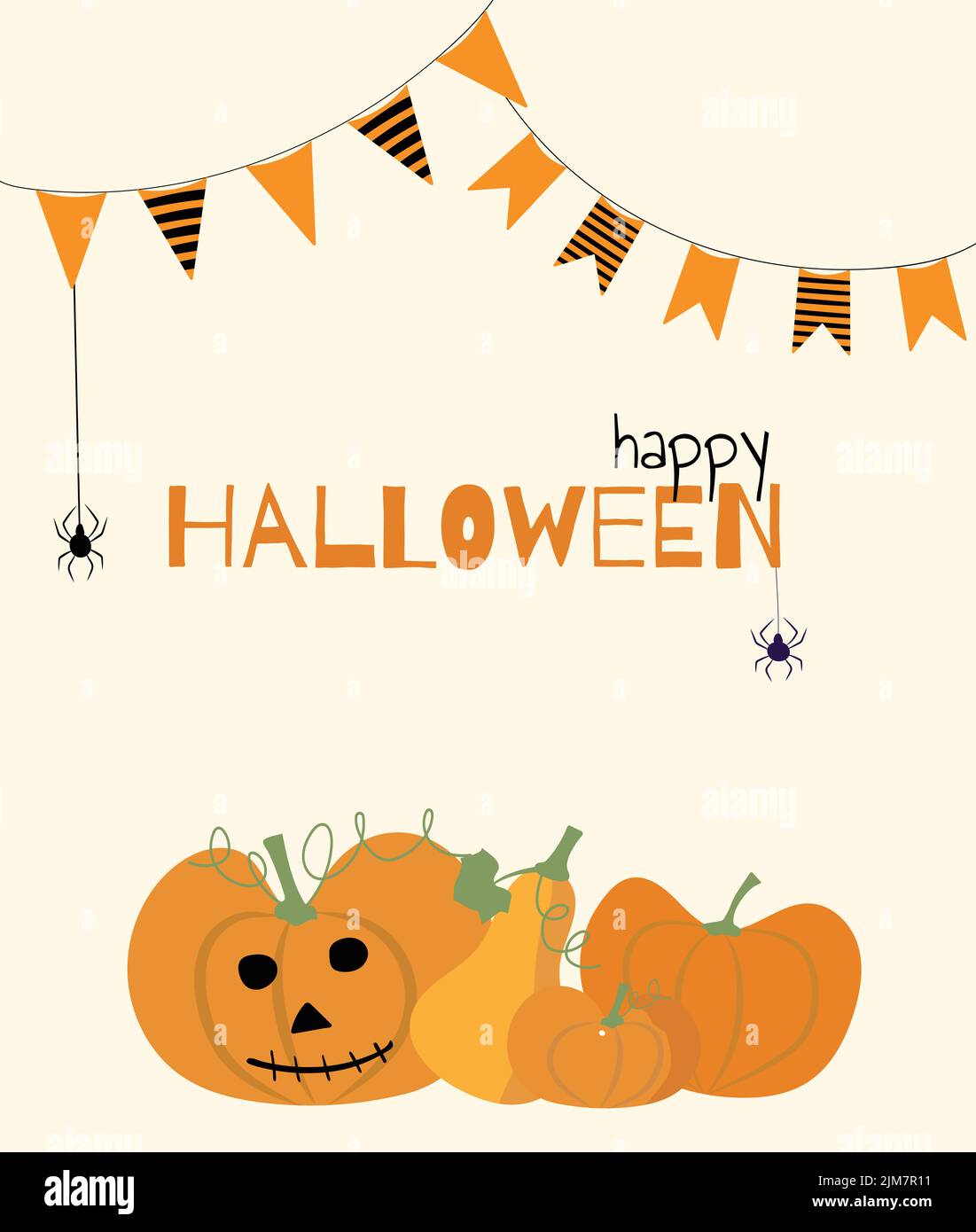 Halloween vector painting Stock Vector Image & Art - Alamy