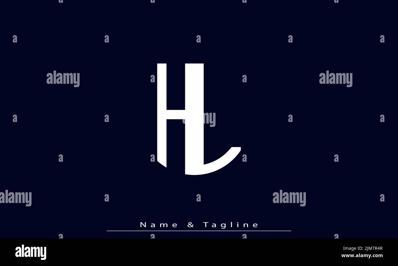 Alphabet letters Initials Monogram logo HL , LH Stock Vector Image ...