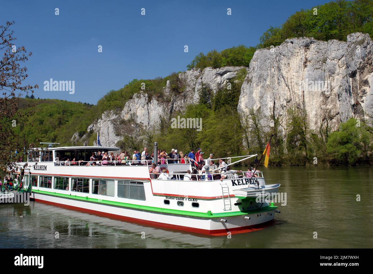 Danube Breakthrough Stock Photo