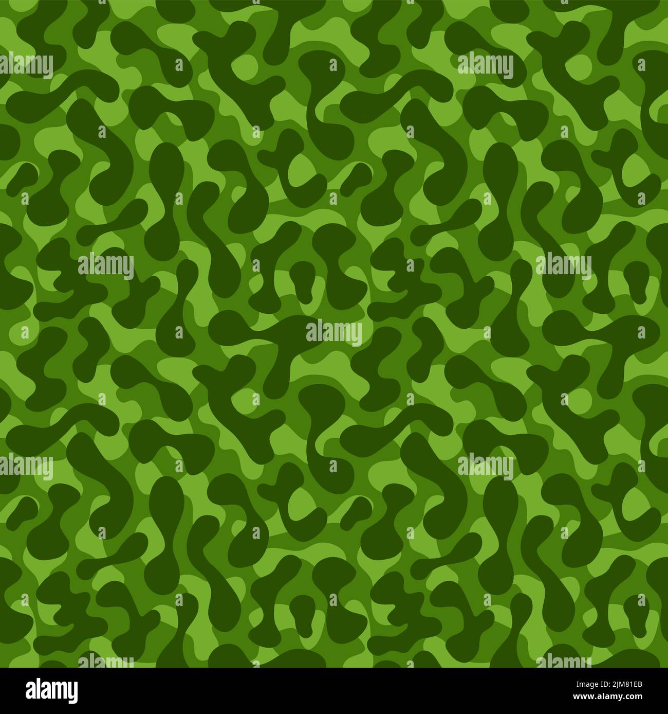 Army green camouflage seamless pattern art.Vector style cartoon illustration design wallpaper.Army green camouflage fashion seamless pattern background concept Stock Vector