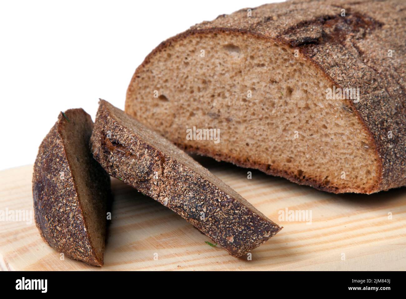 Cut bread Stock Photo