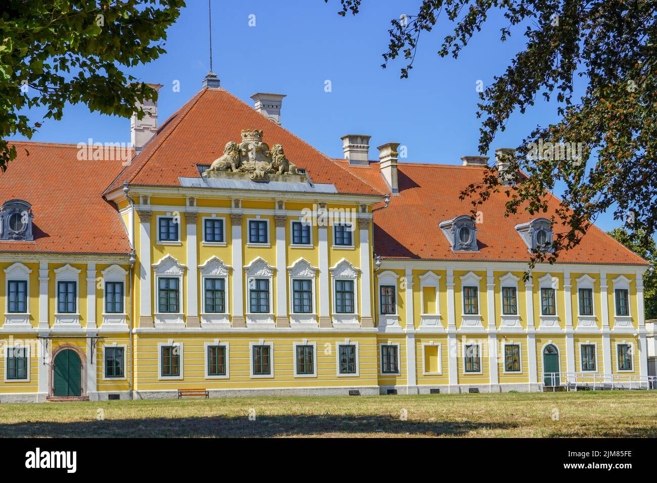 Vukovar, Croatia - July 30st 2022. City museum located in the Eltz castle in Vukovar, Slavonia Region Stock Photo