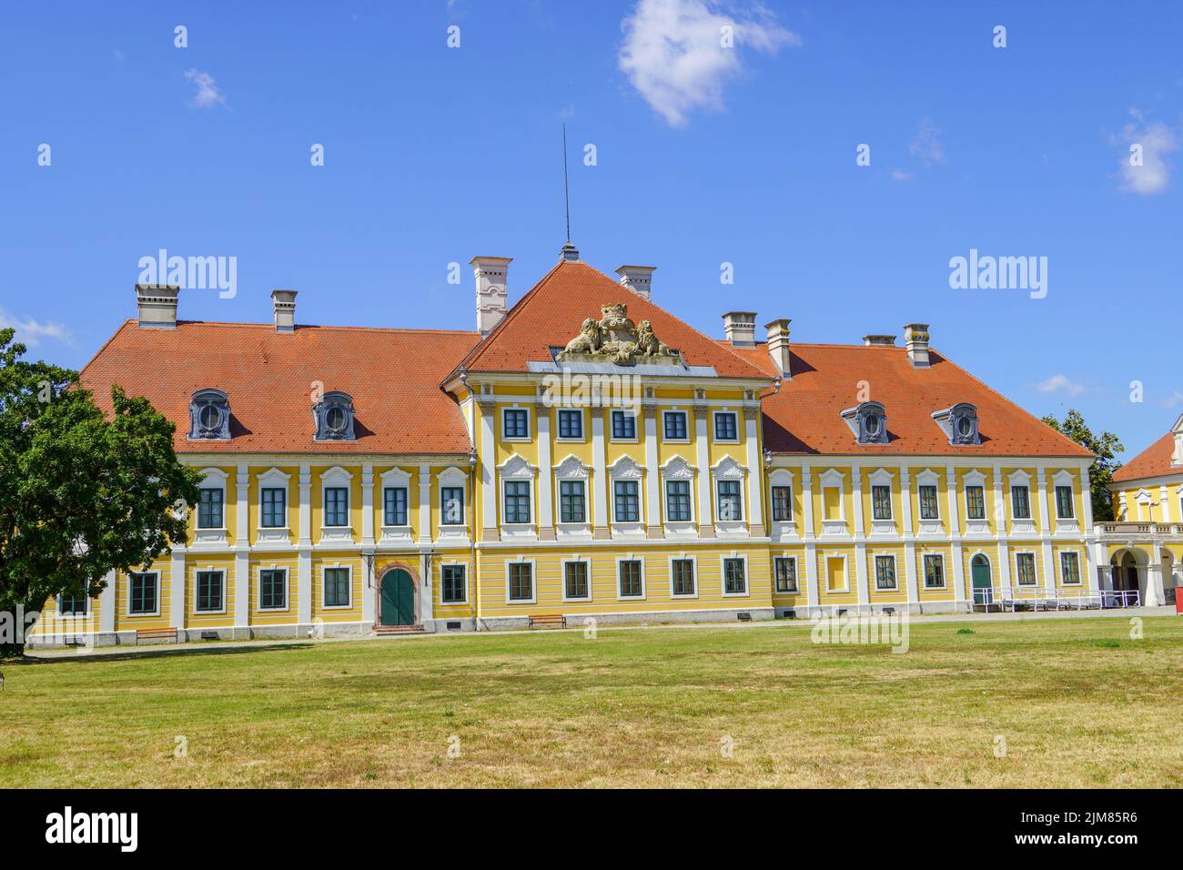 Vukovar, Croatia - July 31st 2022. City museum located in the Eltz castle in Vukovar, Slavonia Region Stock Photo