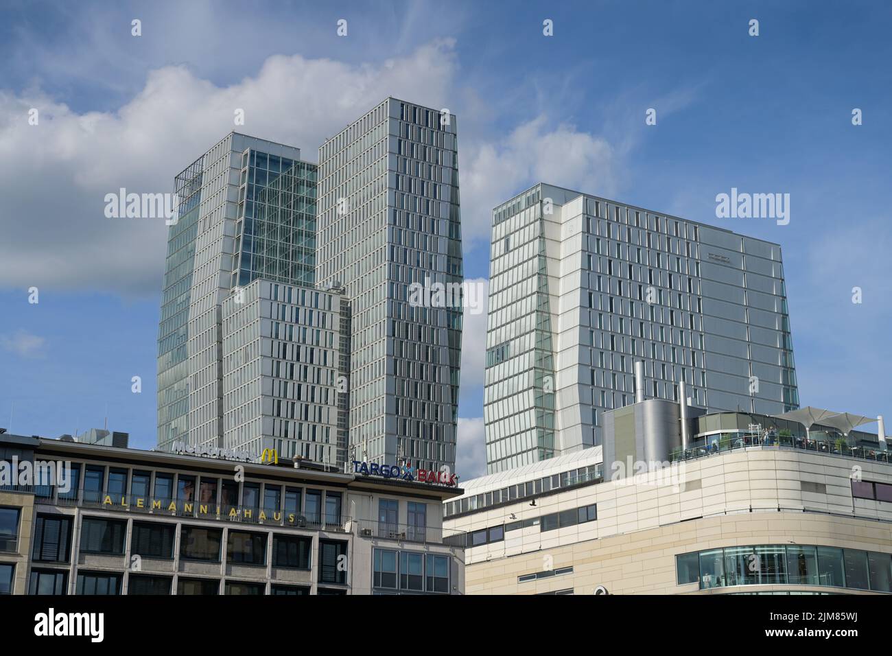 Nextower, Palaisquartier, Thurn-und-Taxis-Platz, Frankfurt am Main, Hessen, Deutschland Stock Photo