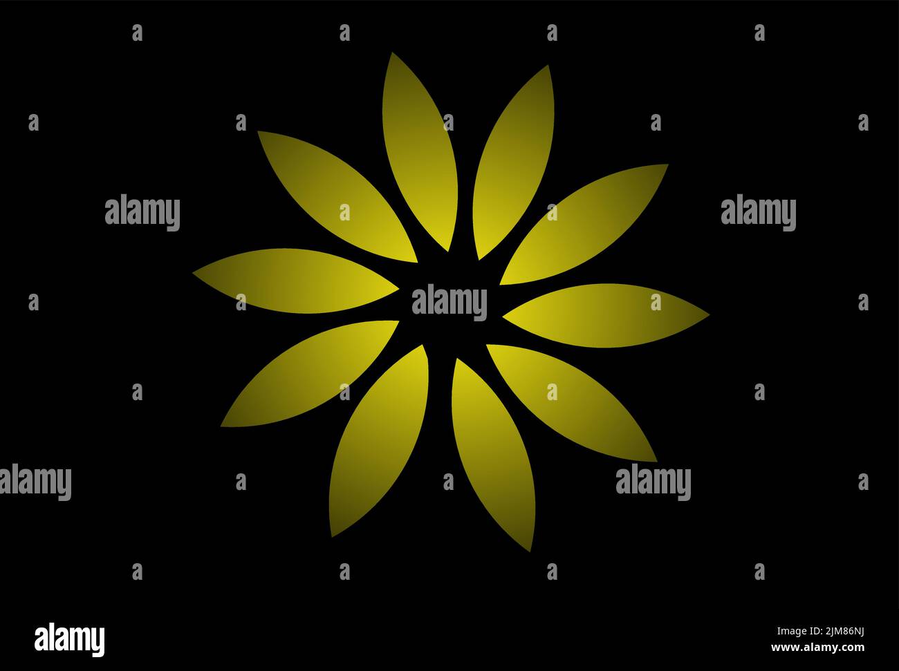 Abstract vibrant tree logo design for company. Stock Vector