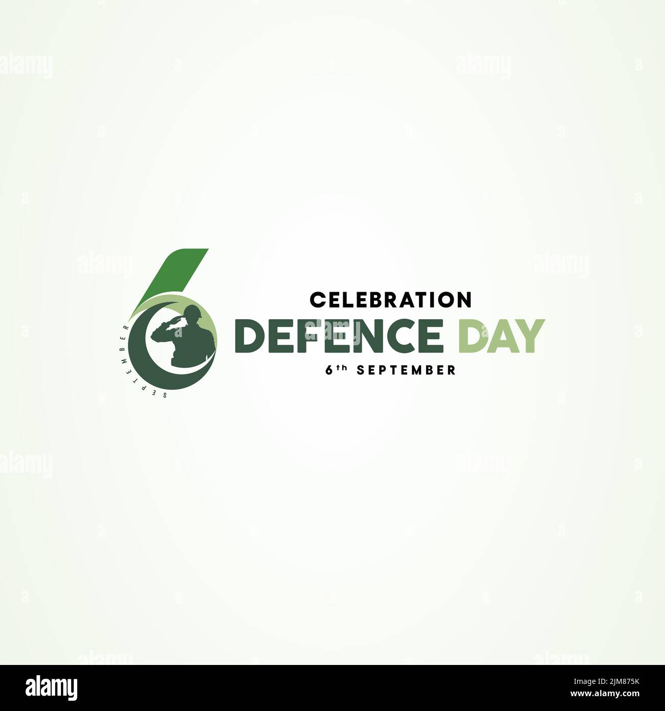 Celebration Defence Day of Pakistan, 6th September Stock Vector