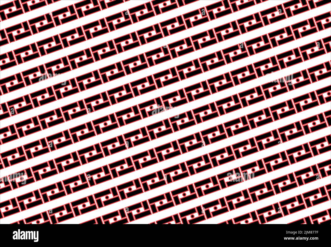 Japanese pattern vector, geometric pattern, architectural pattern Stock Vector
