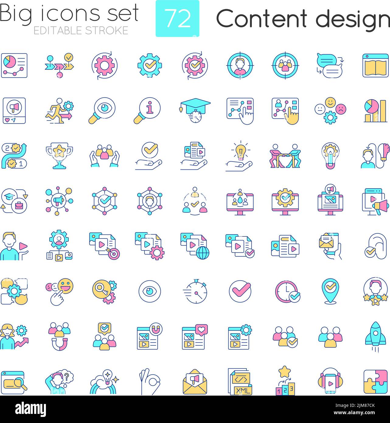 Website user experience rgb hi-res stock photography and images - Alamy