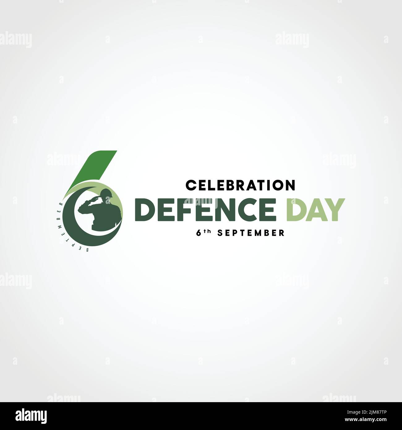 Celebration Defence Day of Pakistan, 6th September Stock Vector