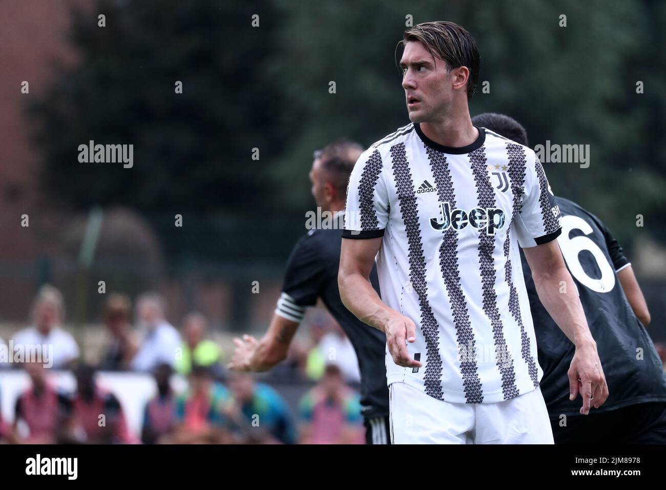 Juventus - Juventus U23 Dusan Vlahovic of Juventus Fc looks on during the  friendly match beetween