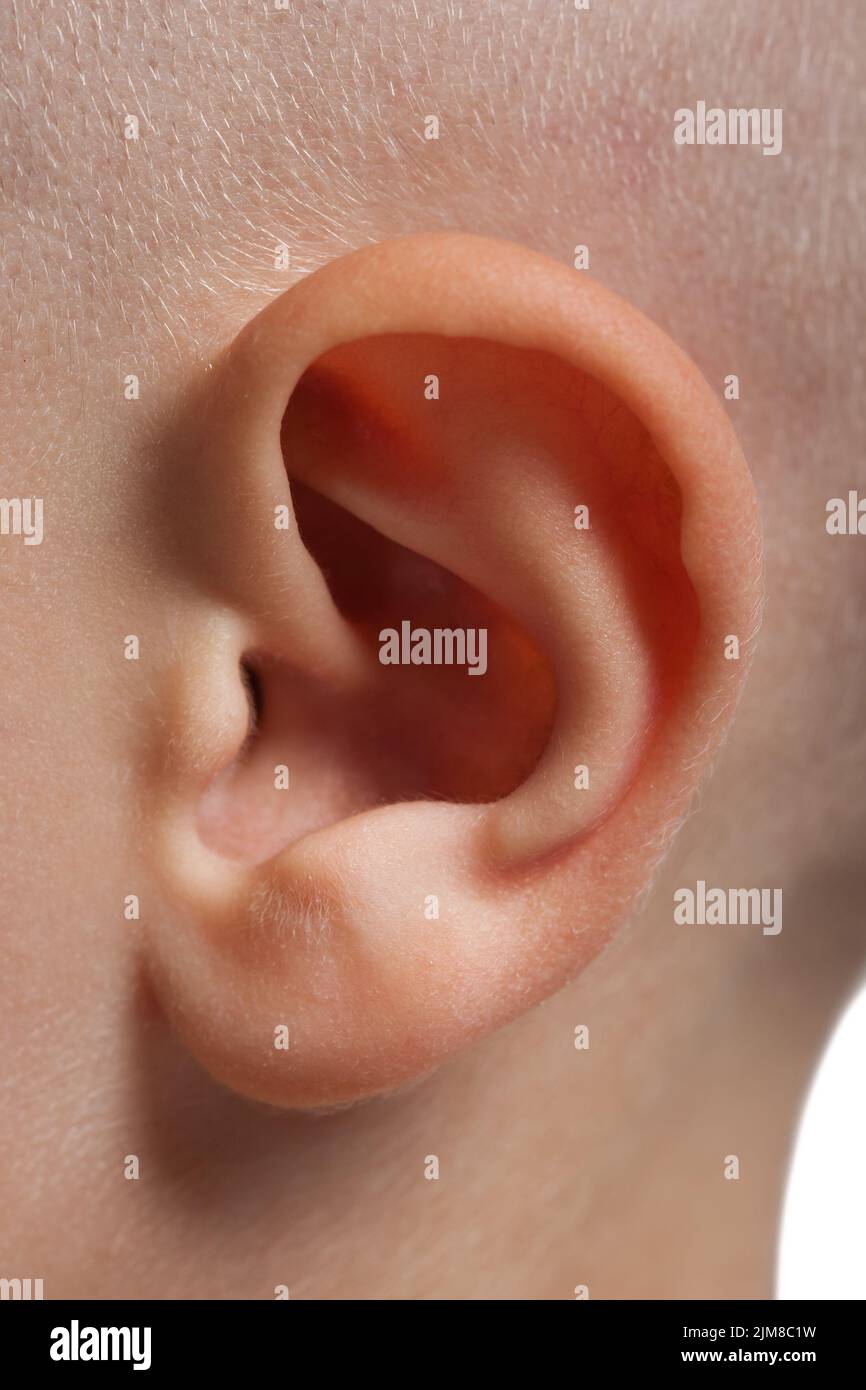 Boy rear view profile hi-res stock photography and images - Alamy