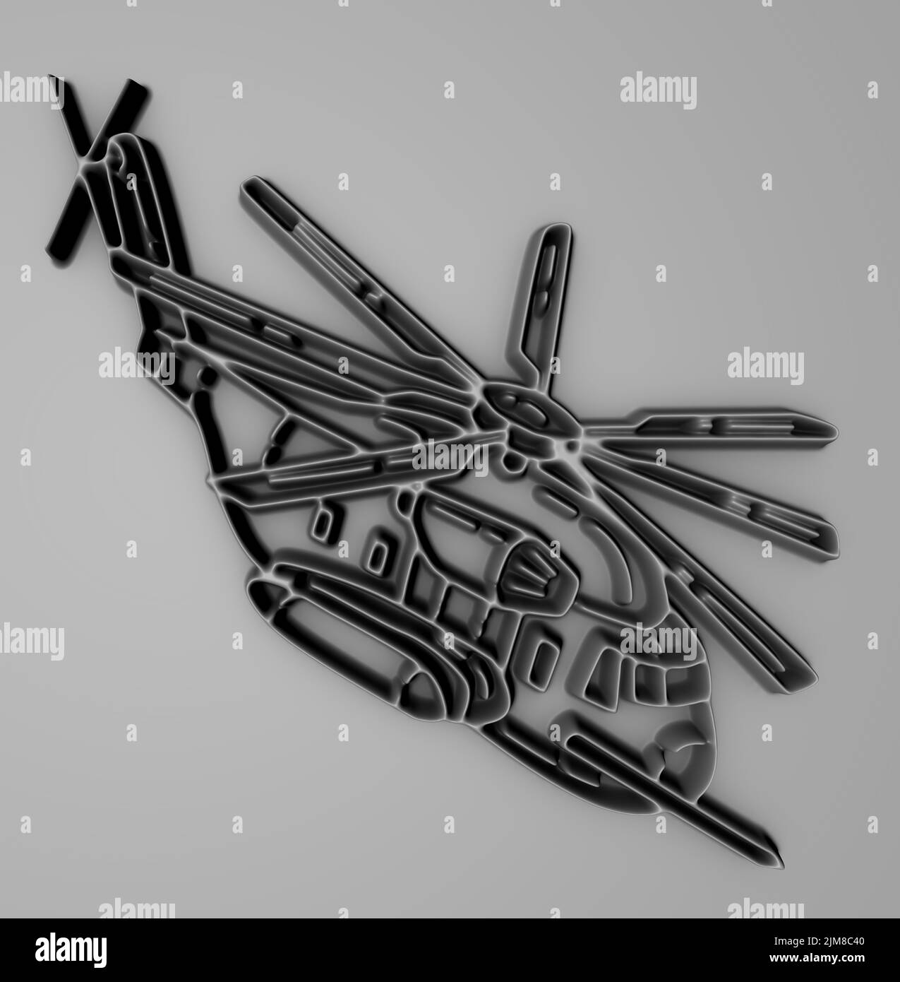 Helicopter cartoon Black and White Stock Photos & Images Alamy