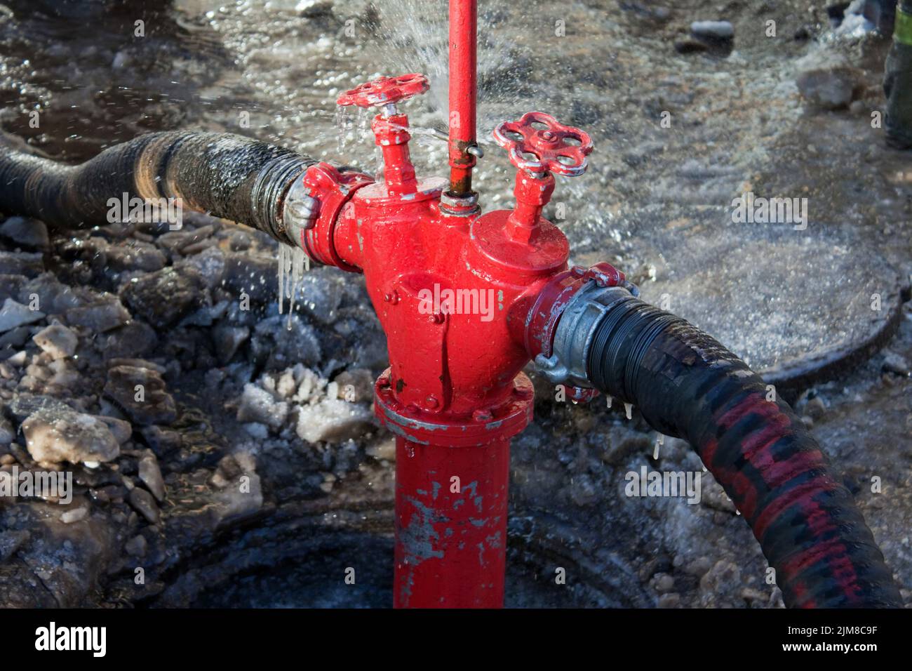 Fire pump pressure gauge hi-res stock photography and images - Alamy