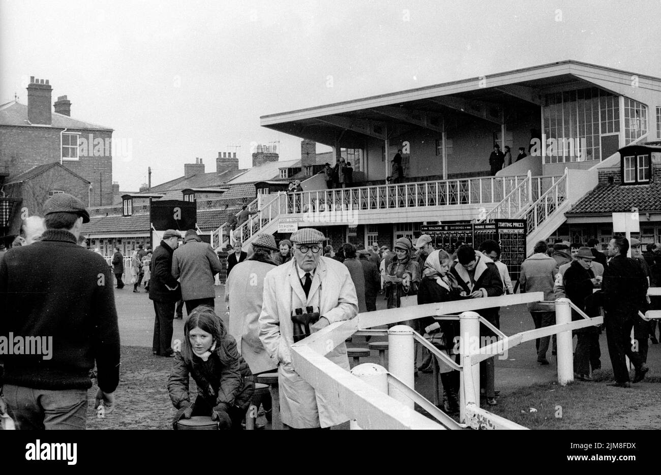 Warwick Races, UK. 1970 Stock Photo