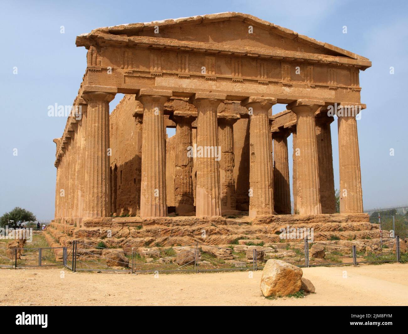 Temple of Concordia, Agrigento, Sicily, Italy Stock Photo