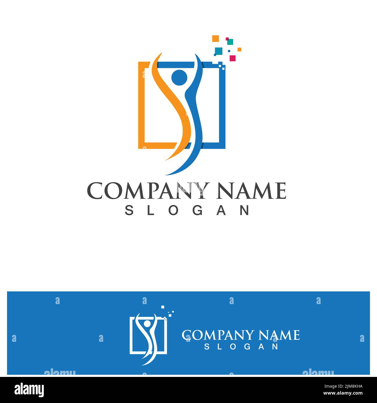 Health People Logo Vector illustration Design Template Stock Vector ...