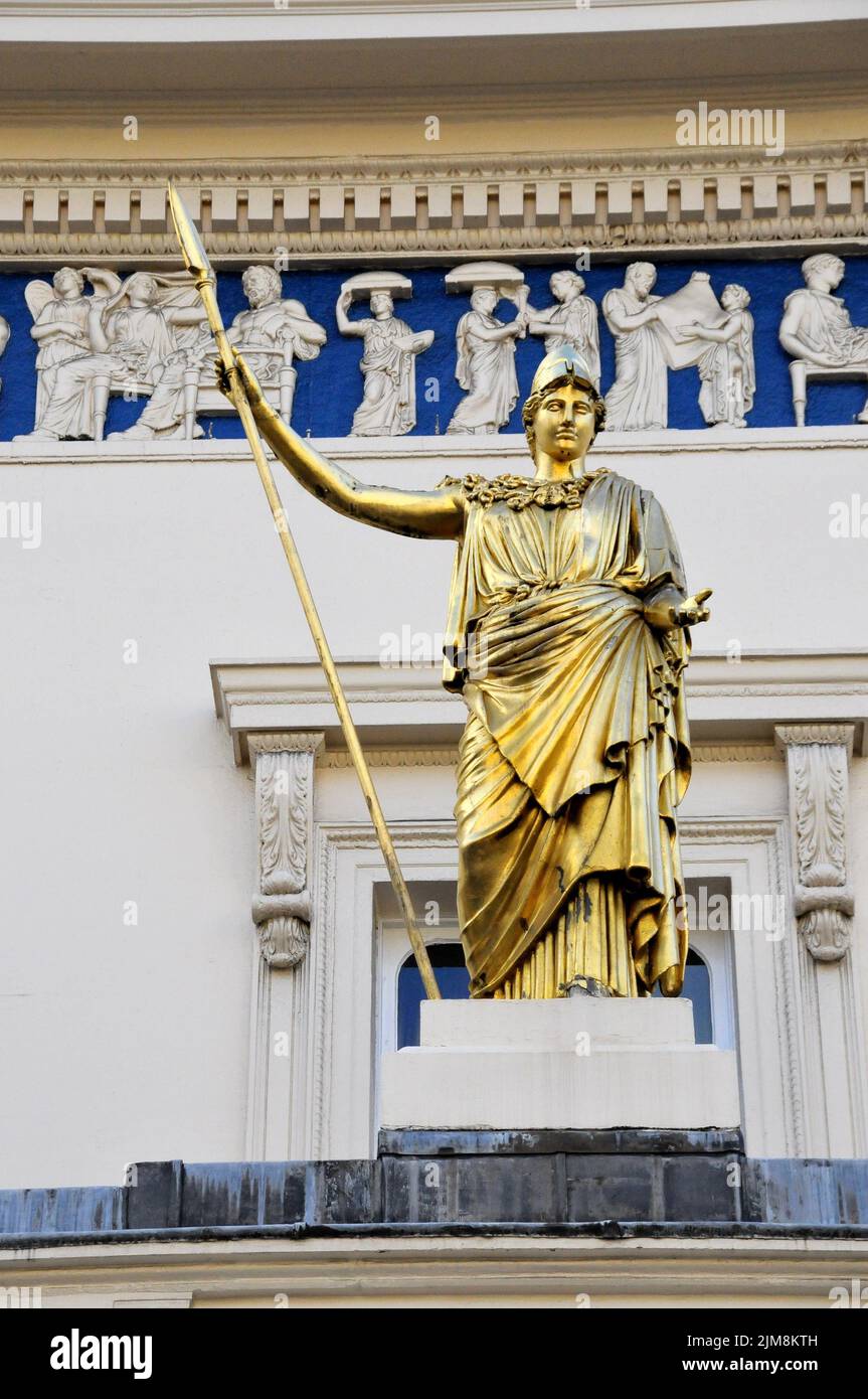 Statue of Athena Stock Photo Alamy