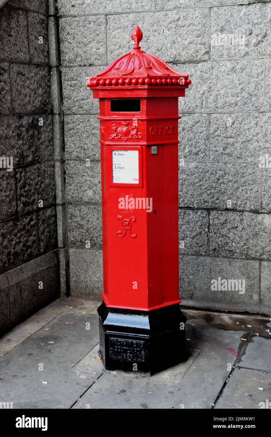 Victorian post box Stock Photo