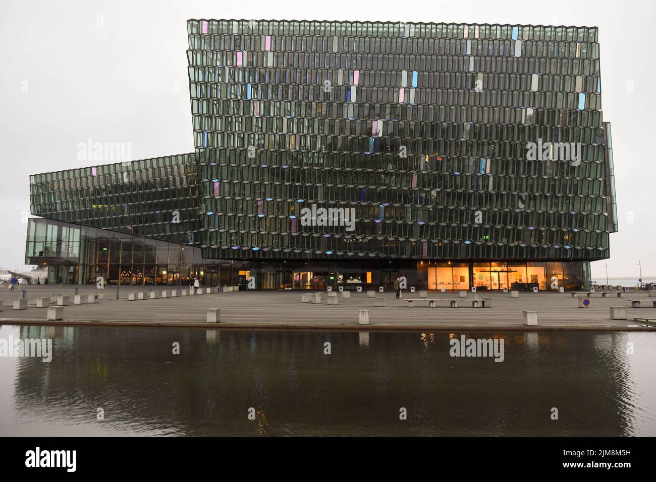 Harpa Concert Hall and Conference Centre at Reykjavik on Iceland Stock Photo