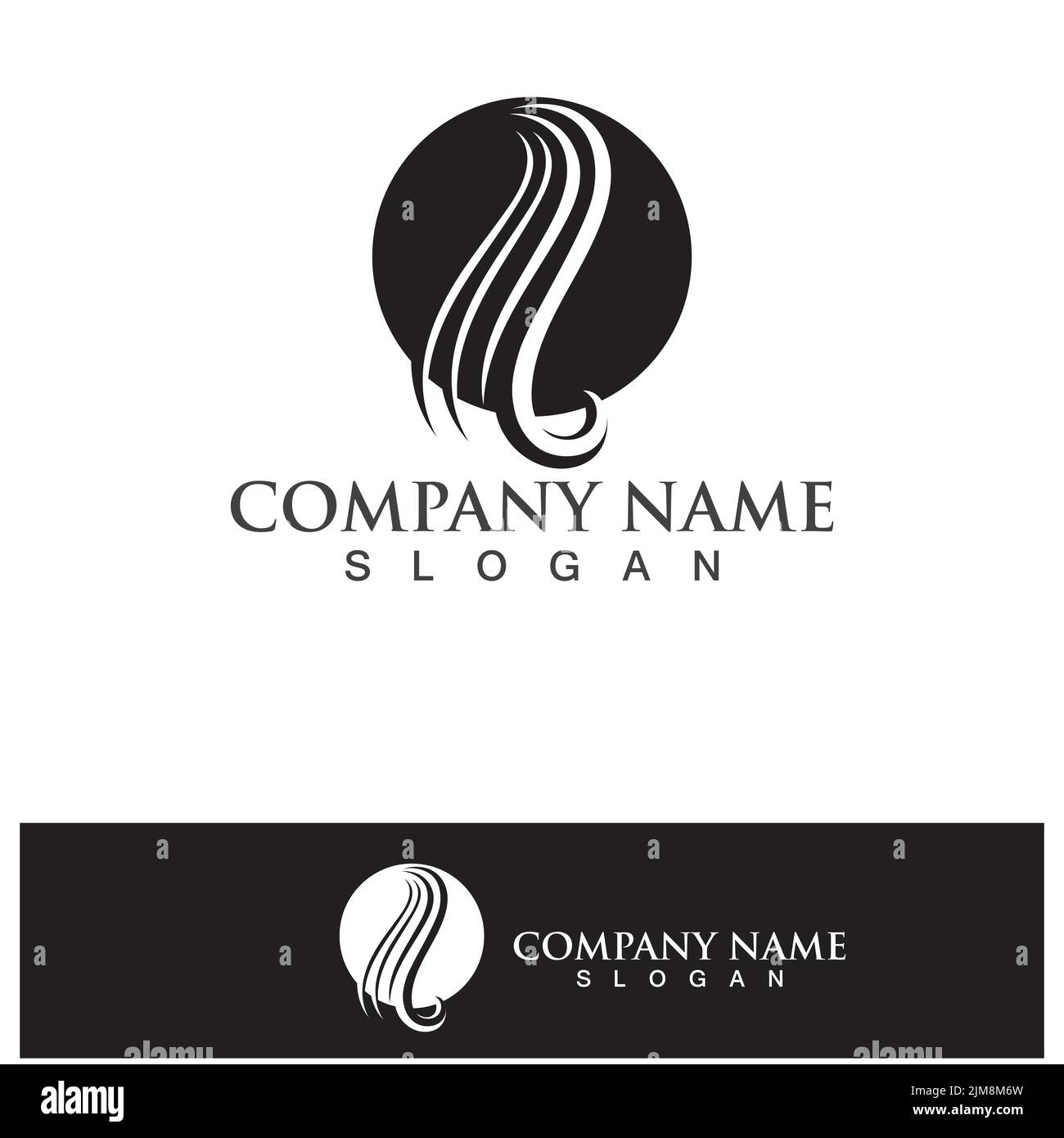 Hair treatments logo vector icon Stock Vector Image & Art Alamy