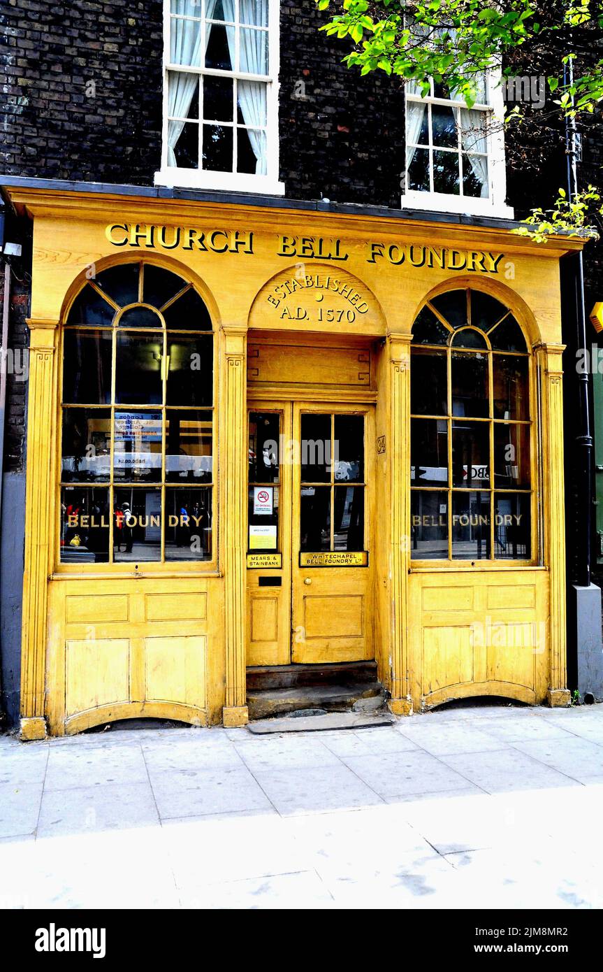 Whitechapel Bell Foundry Stock Photo Alamy