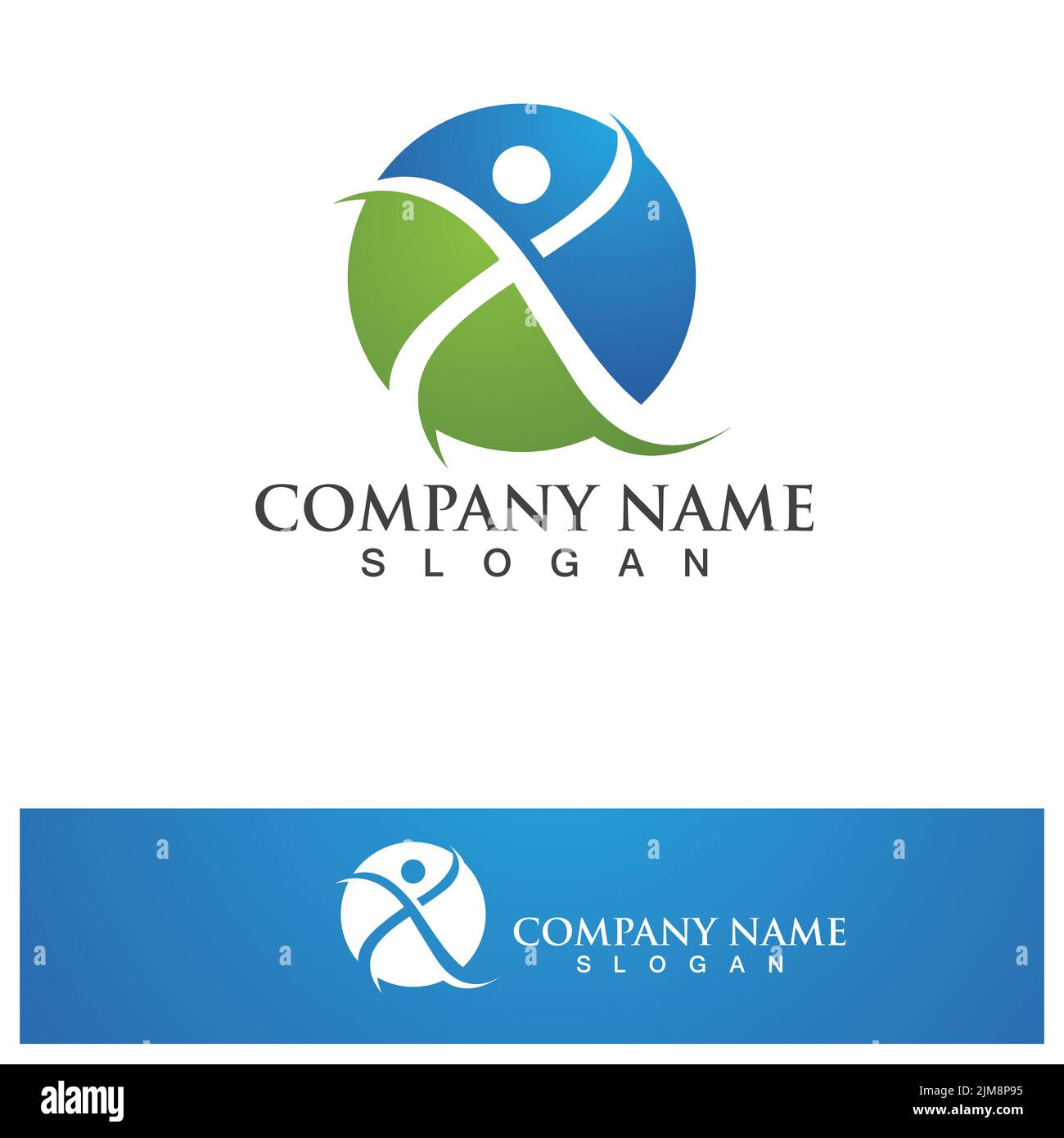 Health People Logo Vector illustration Design Template Stock Vector ...