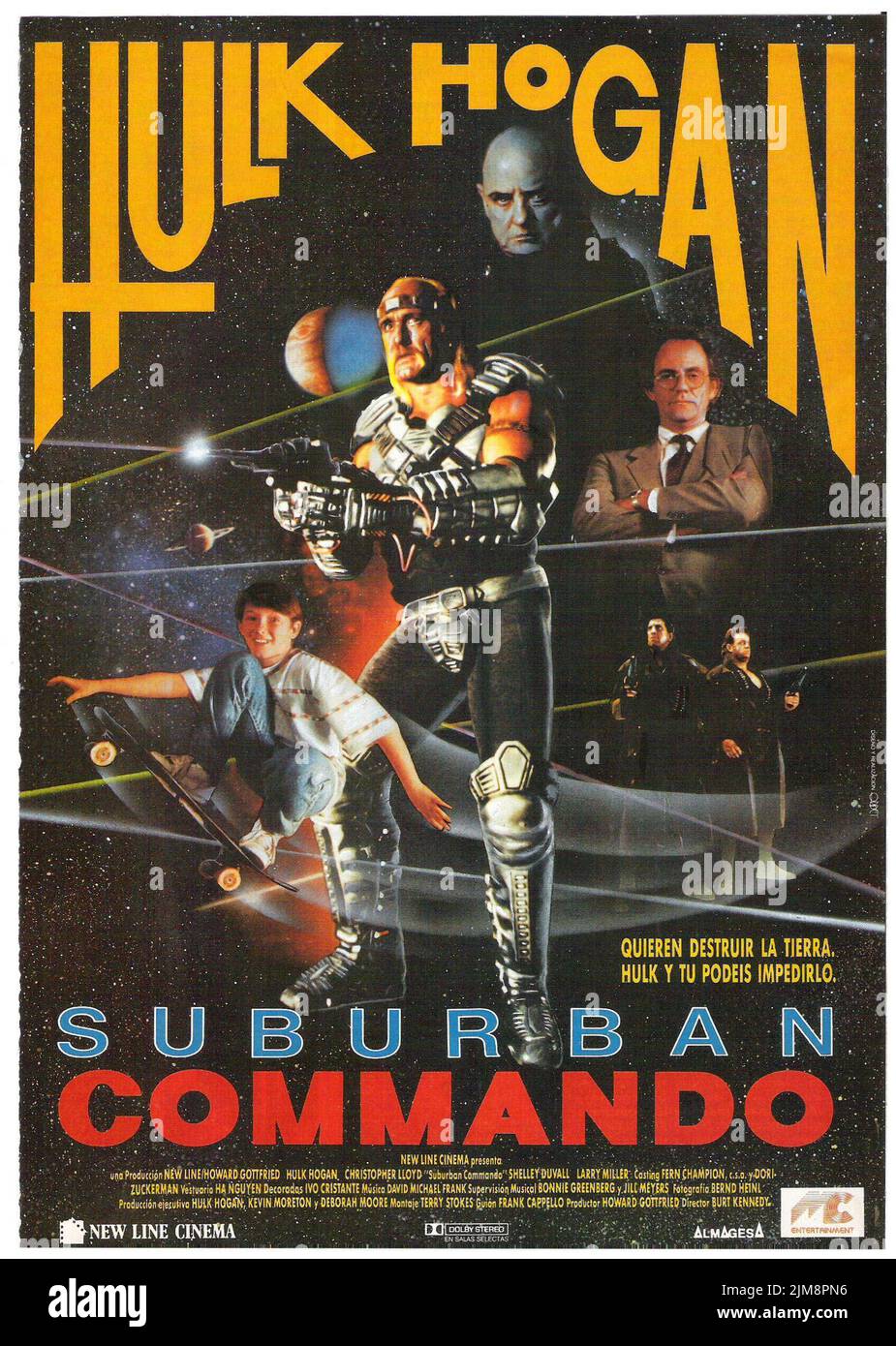 SUBURBAN COMMANDO (1991), directed by BURT KENNEDY. Credit: NEW LINE CINEMA / Album Stock Photo