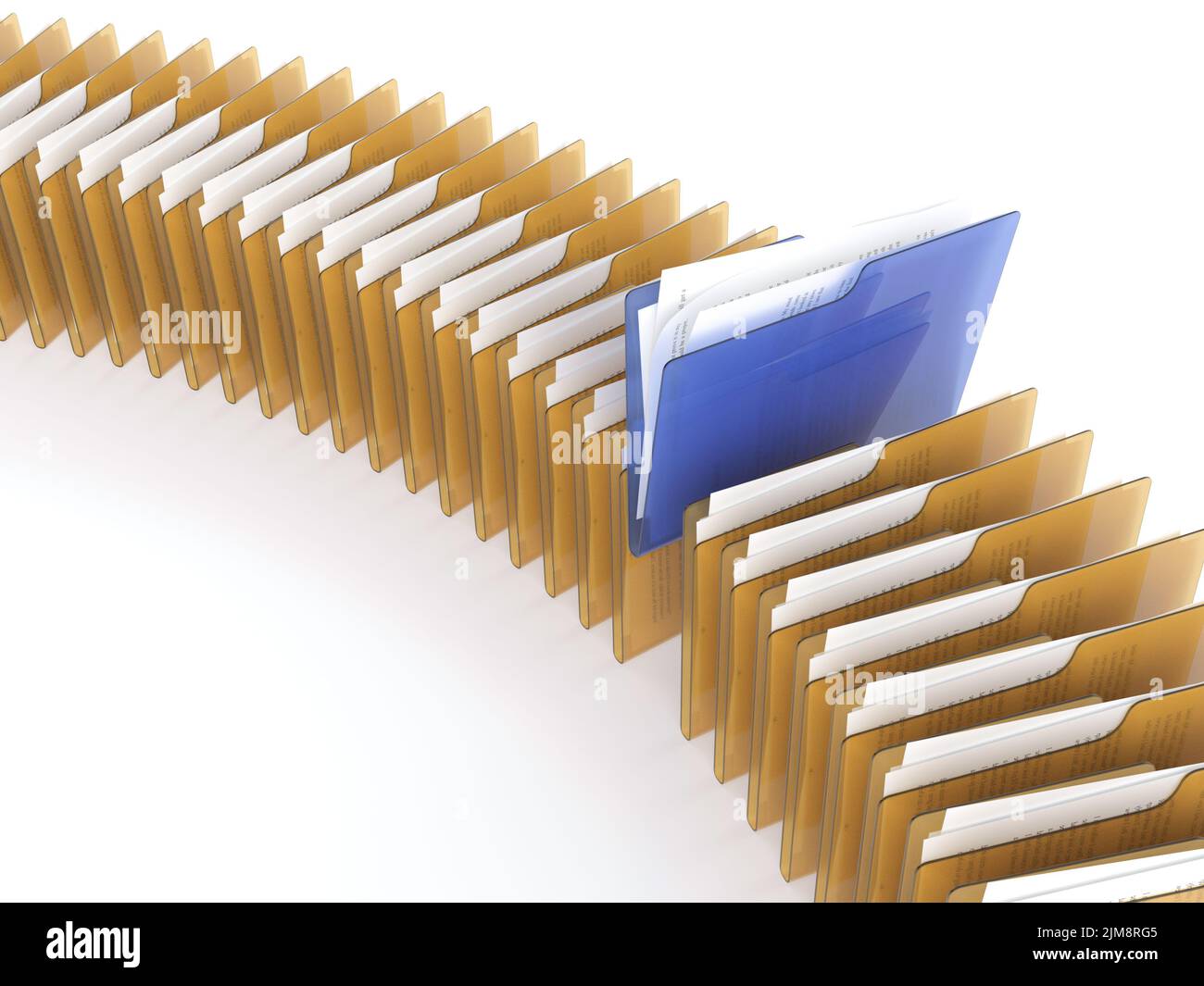 Folder with files Stock Photo Alamy