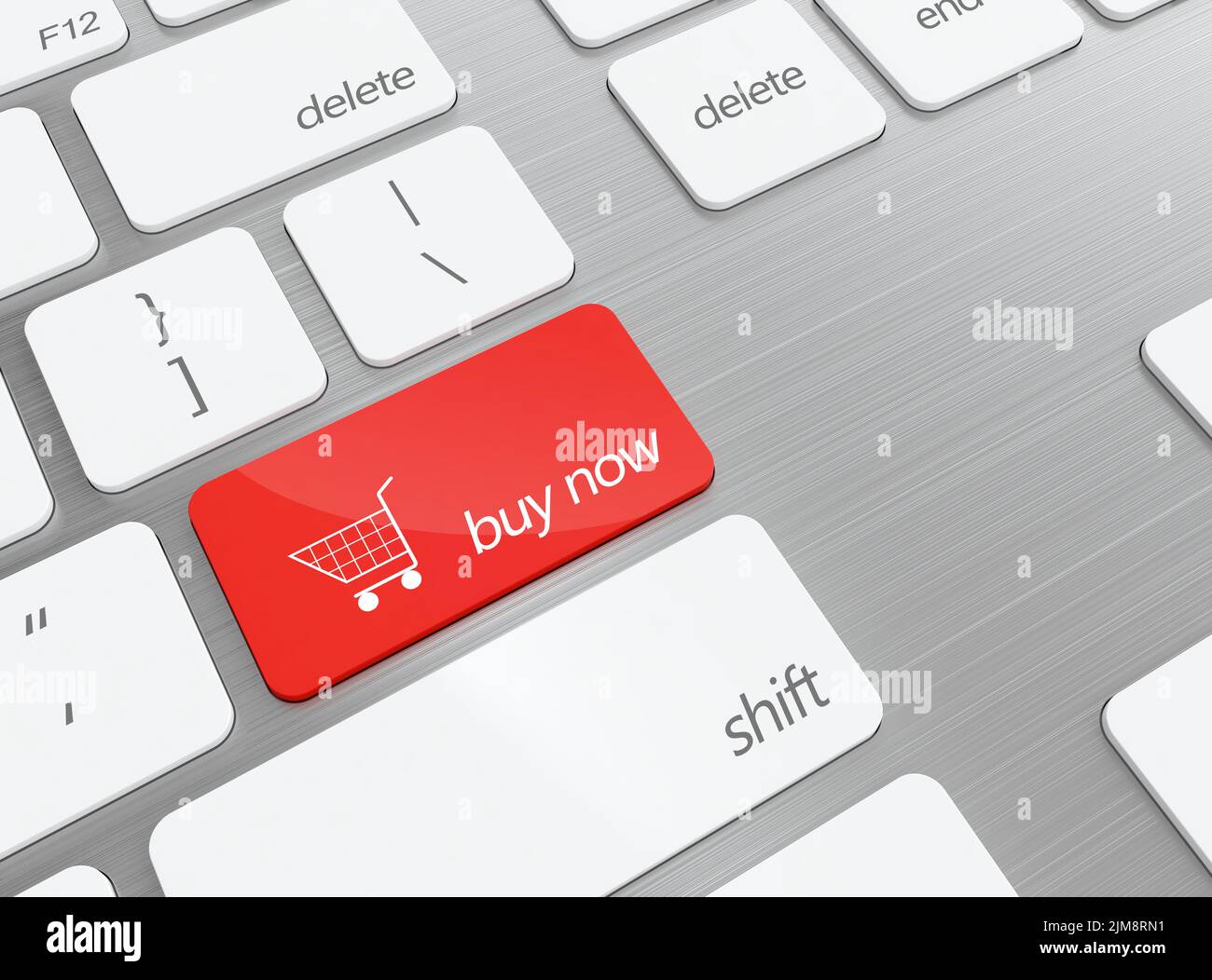 Shopping button Stock Photo
